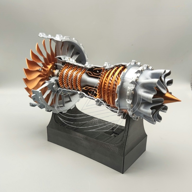 Miniatuur turbofanmotor model, - Science Hobby Kit recensie en prijs